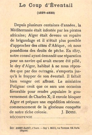 Le coup d'ventail d'Alger