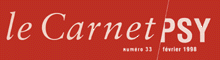 Carnet Psy n33 - 1998 (5183 octets)